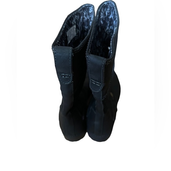 Timberland Atrus Womens 8” Boot Black Nobuck Suede Pull On Leather 9.5 - Picture 6 of 8